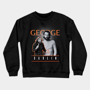 george carlin +++ 60s retro style Crewneck Sweatshirt